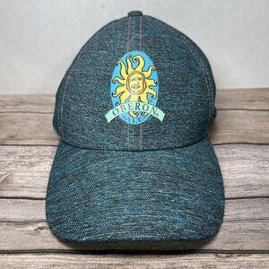 Bell's Brewery Oberon Ale Snapback Hat Baseball Cap Teal Blue Heathered EUC